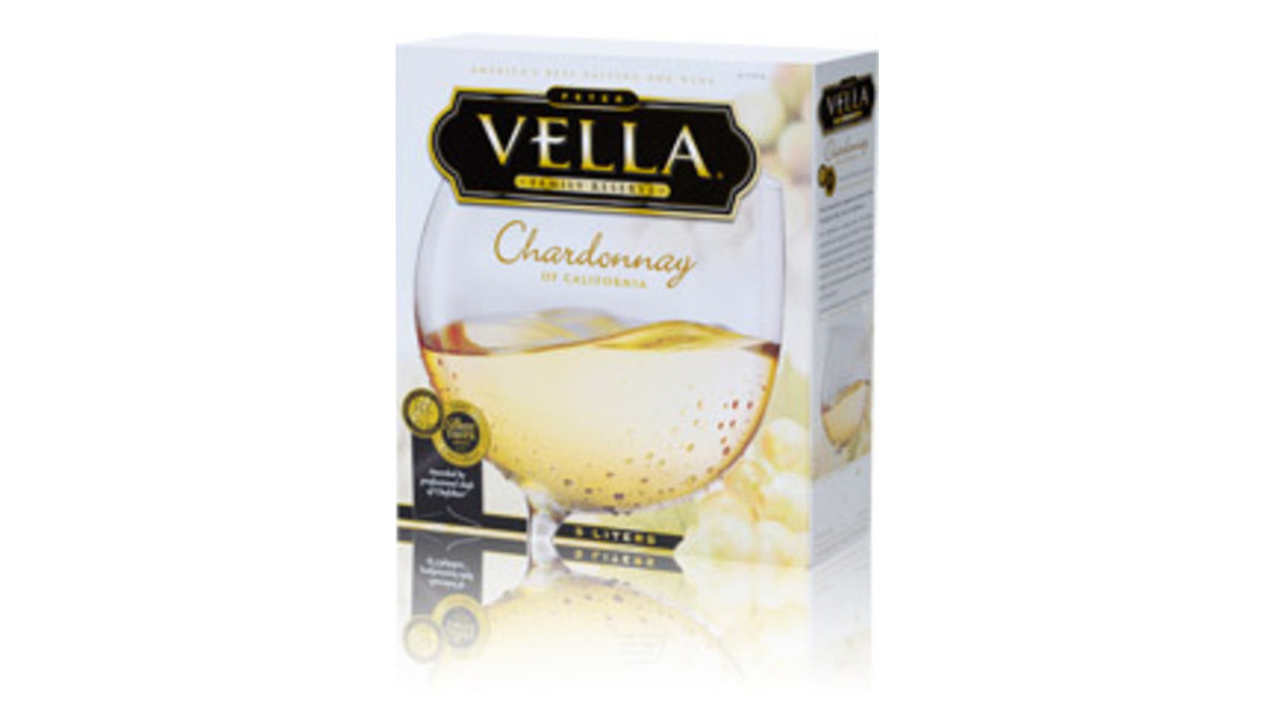 Order Peter Vella Vineyards Chardonnay Box 5L food online from Spikes Bottle Shop store, Chico on bringmethat.com