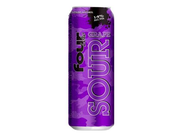 Order Four Loko Sour Grape - 24oz Can food online from Roseville Liquors & Wines store, NEWARK on bringmethat.com