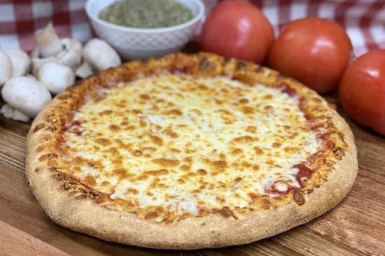 Order Cheese Pizza (10" Small) food online from Manny & Olga's Pizza store, Washington on bringmethat.com