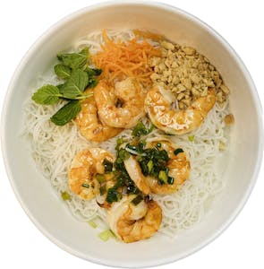 Order 1. Charbroiled Shrimp on Vermicelli (or Rice) food online from Lido Restaurant store, Oklahoma City on bringmethat.com