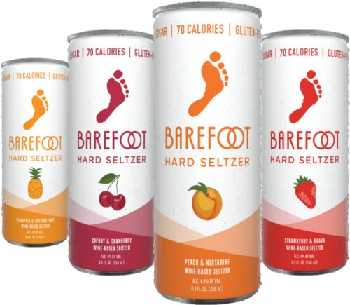 Order Barefoot Hard Seltzer Variety 12 Pack Cans food online from G & G Liquors store, Lawndale on bringmethat.com