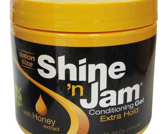 Order Shine 'n Jam Conditioning Gel EXTRA HOLD 16 oz food online from iDa Beauty Supply Store store, Middletown on bringmethat.com