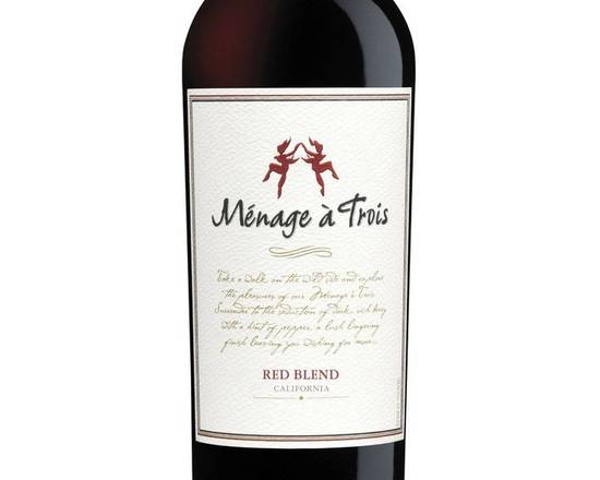 Order Ménage à Trois, Red Blend California · 750 mL food online from House Of Wine store, New Rochelle on bringmethat.com
