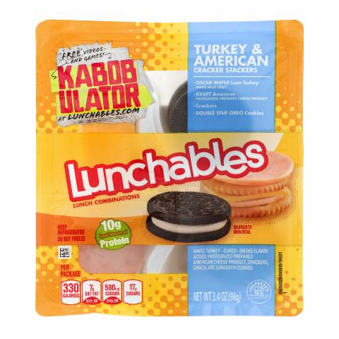 Order Turkey & American Cracker Stackers Lunchables 3.4oz food online from 7-Eleven store, Lakewood on bringmethat.com