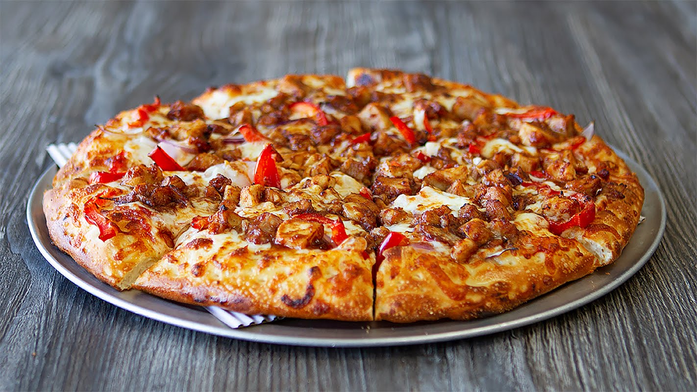 Order 13. Western BBQ Chicken Pizza food online from Got2go Pizza store, San Jose on bringmethat.com