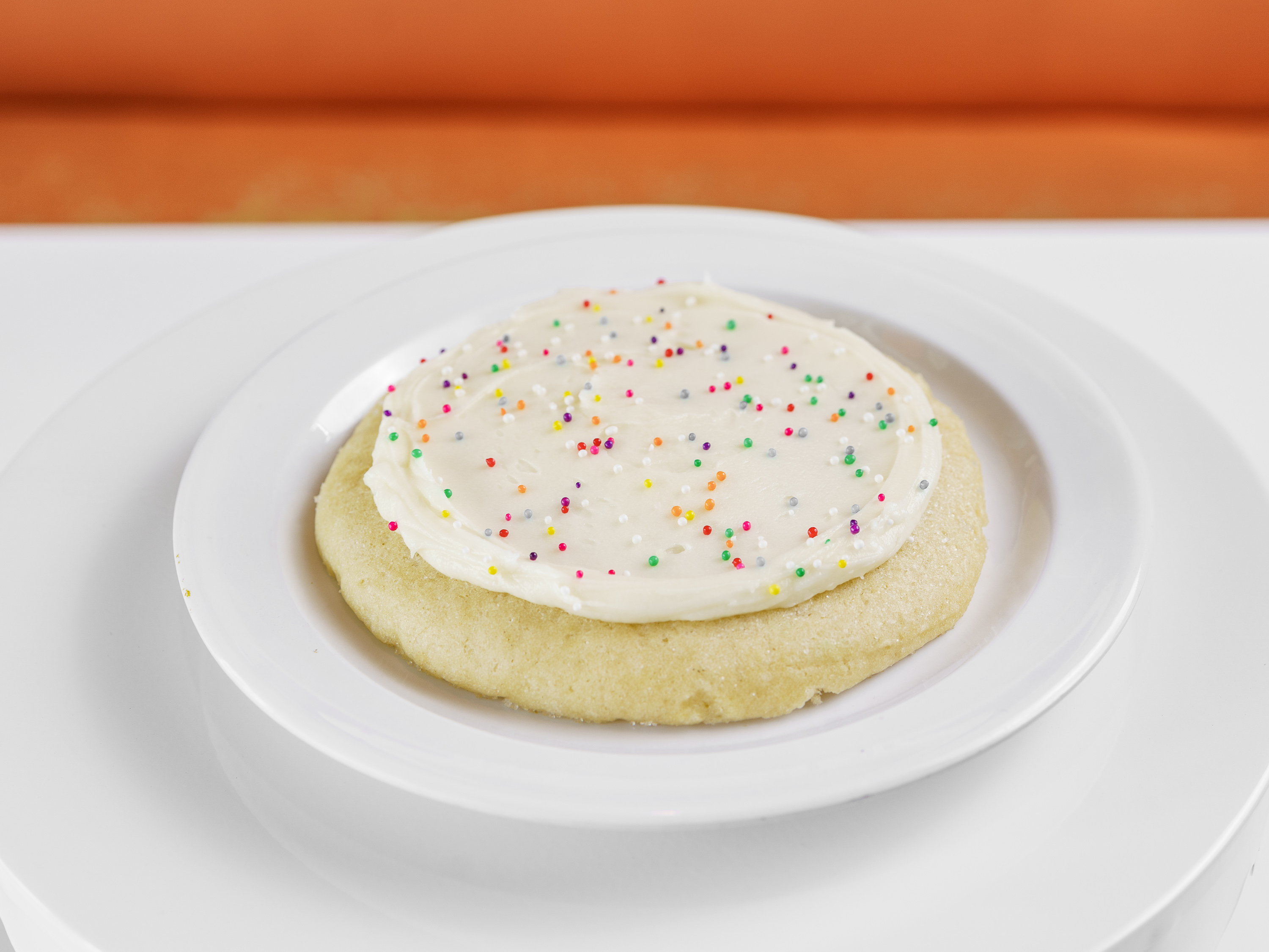 Order Sugar Cookie with Vanilla Buttercream food online from Frosted Cupcakery store, Long Beach on bringmethat.com