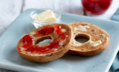 Order Bagel with Jam food online from Rich Bagels store, Sandy on bringmethat.com