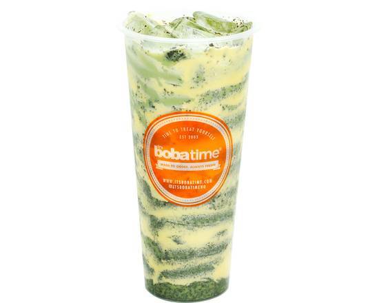 Order Oreo Matcha Milk Tea food online from Boba Time store, San Bernardino on bringmethat.com