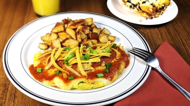 Order Santa Fe Omelet food online from Mimis Cafe store, Modesto on bringmethat.com