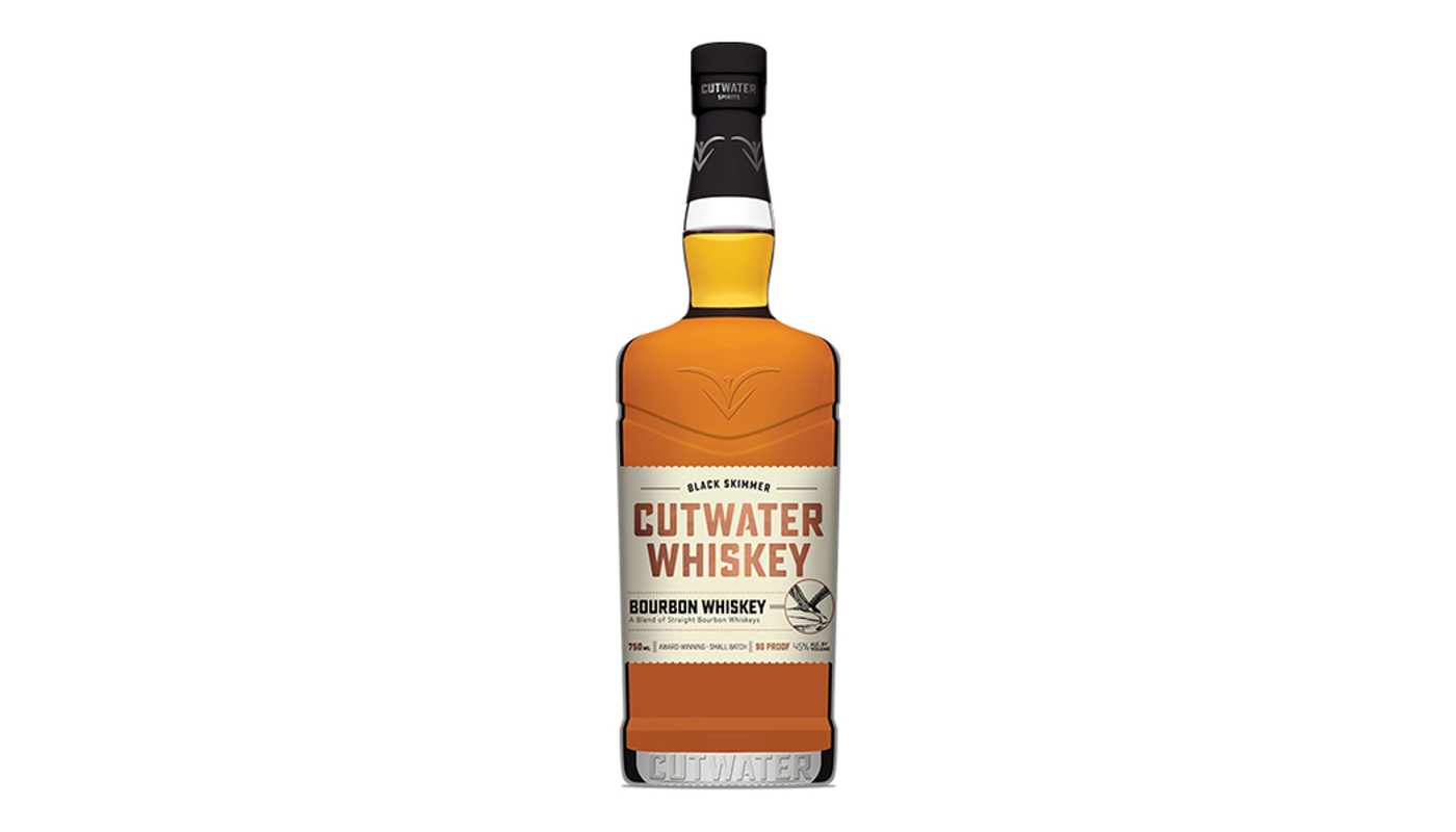 Order Cutwater Bourbon 750ml Bottle food online from Spikes Bottle Shop store, Chico on bringmethat.com