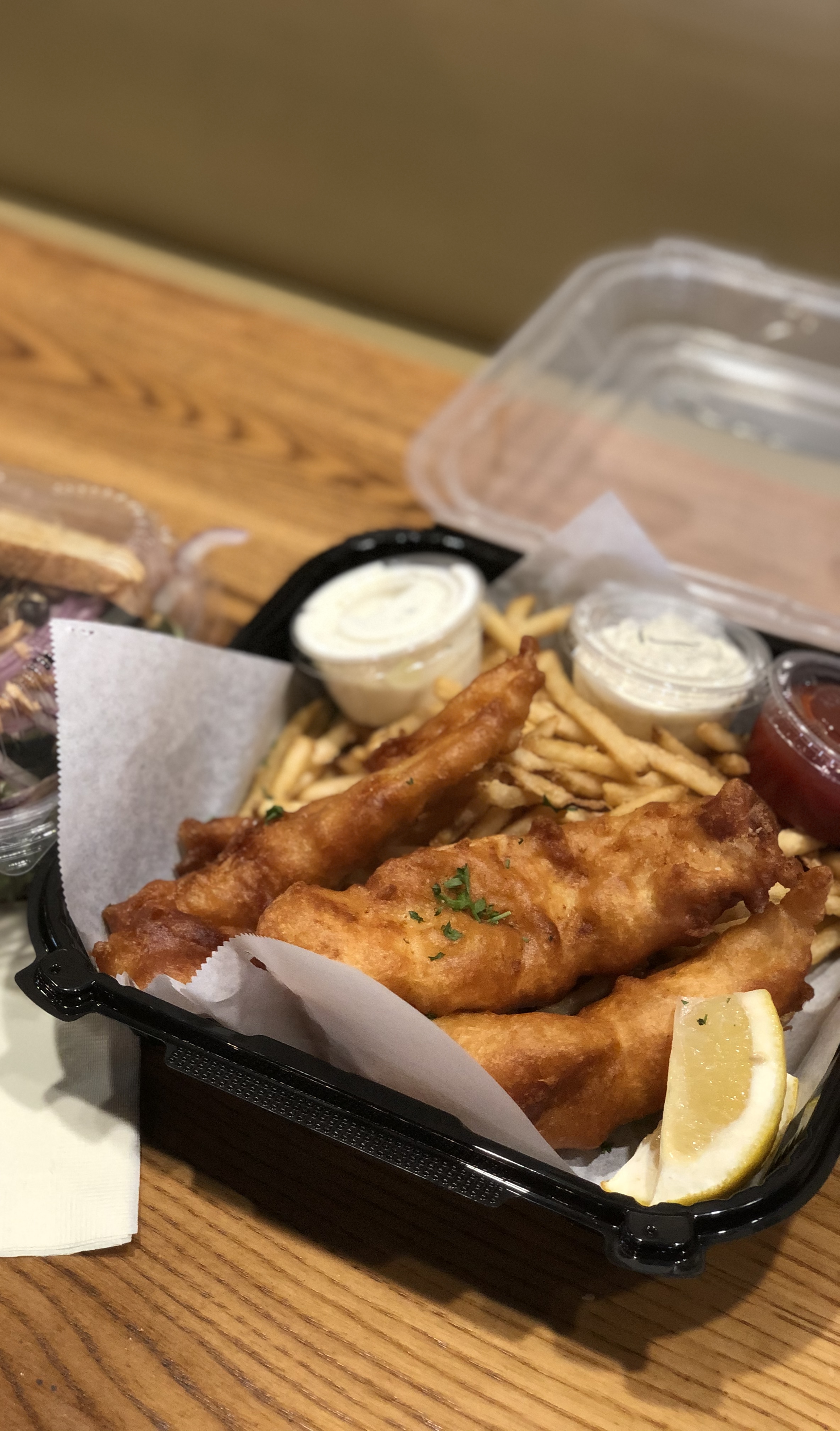 Order Pale Ale Fish and Chips food online from Riley's Brew Pub store, Clovis on bringmethat.com