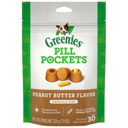 Order Greenies Pill Pockets Peanut Butter - 7.9 oz food online from Walgreens store, La Crosse on bringmethat.com