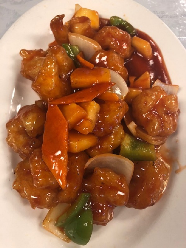 Order Sweet and Sour Shrimp food online from Lotus Garden Restaurant store, San Diego on bringmethat.com