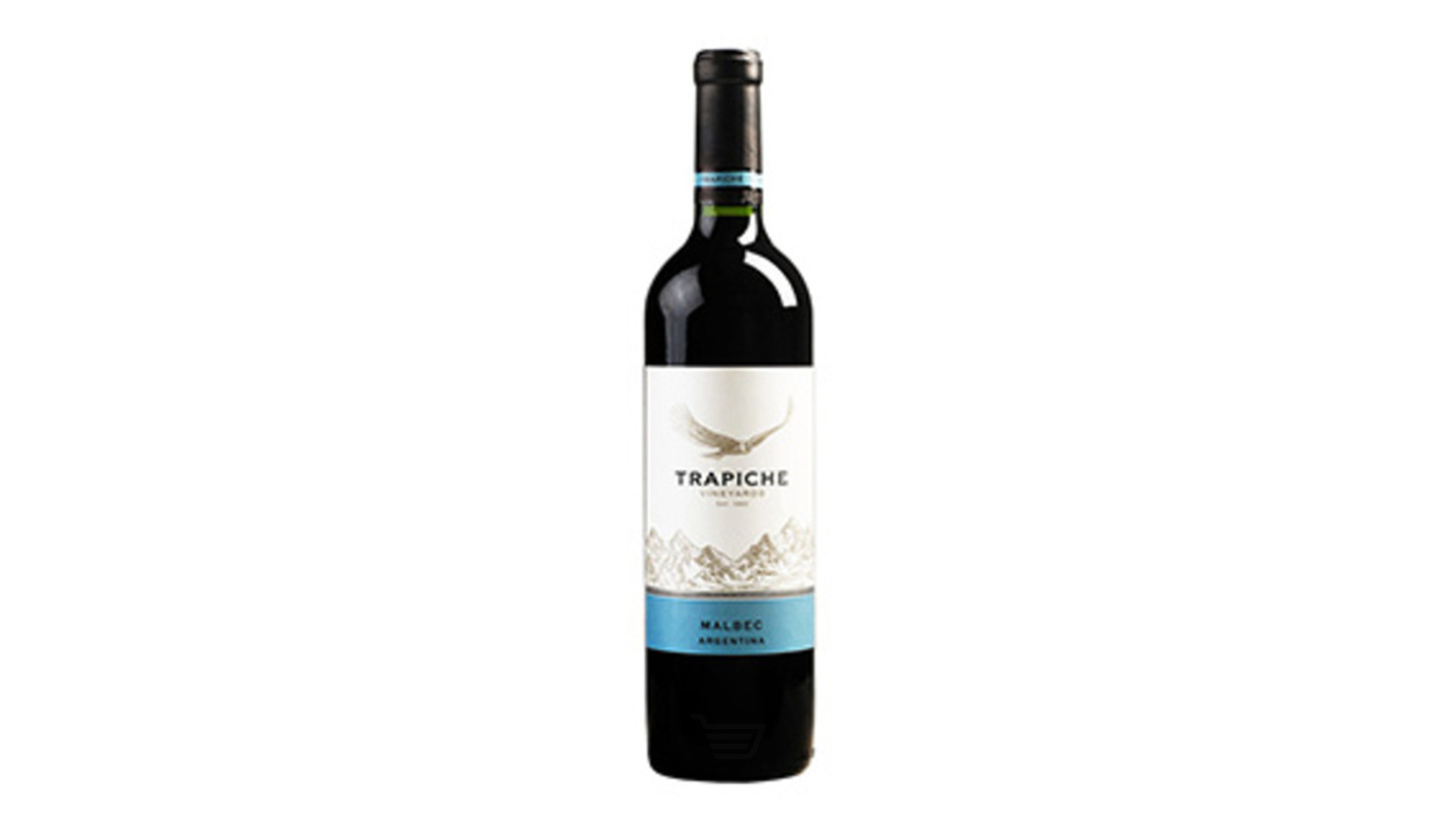 Order Trapiche Vineyards Malbec 750mL food online from Golden Rule Liquor store, West Hollywood on bringmethat.com