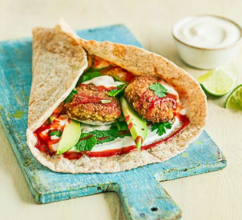 Order Falafel Wrap food online from Mr. Gyro store, Snellville on bringmethat.com