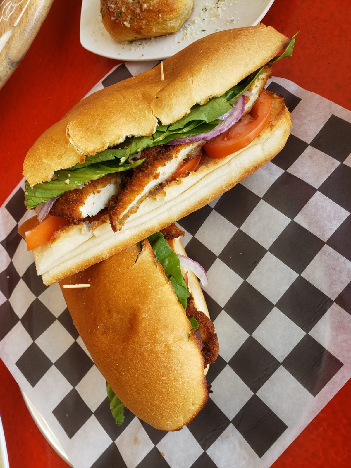 Order Grilled Chicken Sub food online from Mona Lisa Pizzeria & Sub Shop store, Coral Gables on bringmethat.com
