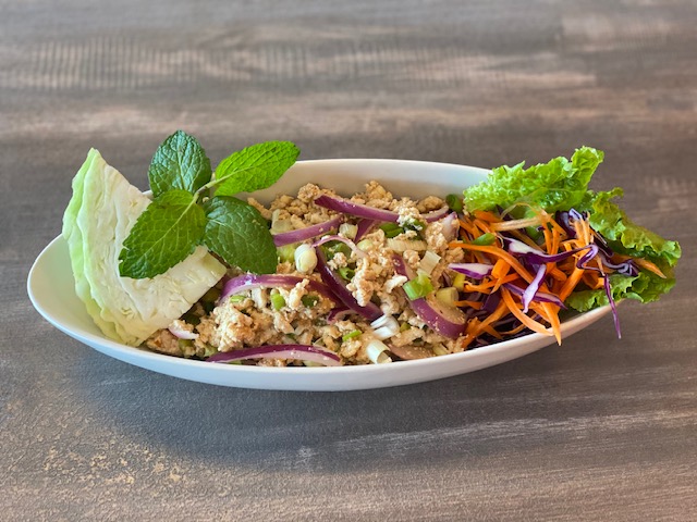 Order Larb Salad food online from Esan Zap Thai Cuisine store, Olympia on bringmethat.com