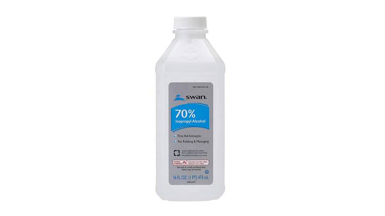 Order Swan 70% Isopropyl Alcohol First Aid Antiseptic food online from Route 7 Food Mart store, Norwalk on bringmethat.com