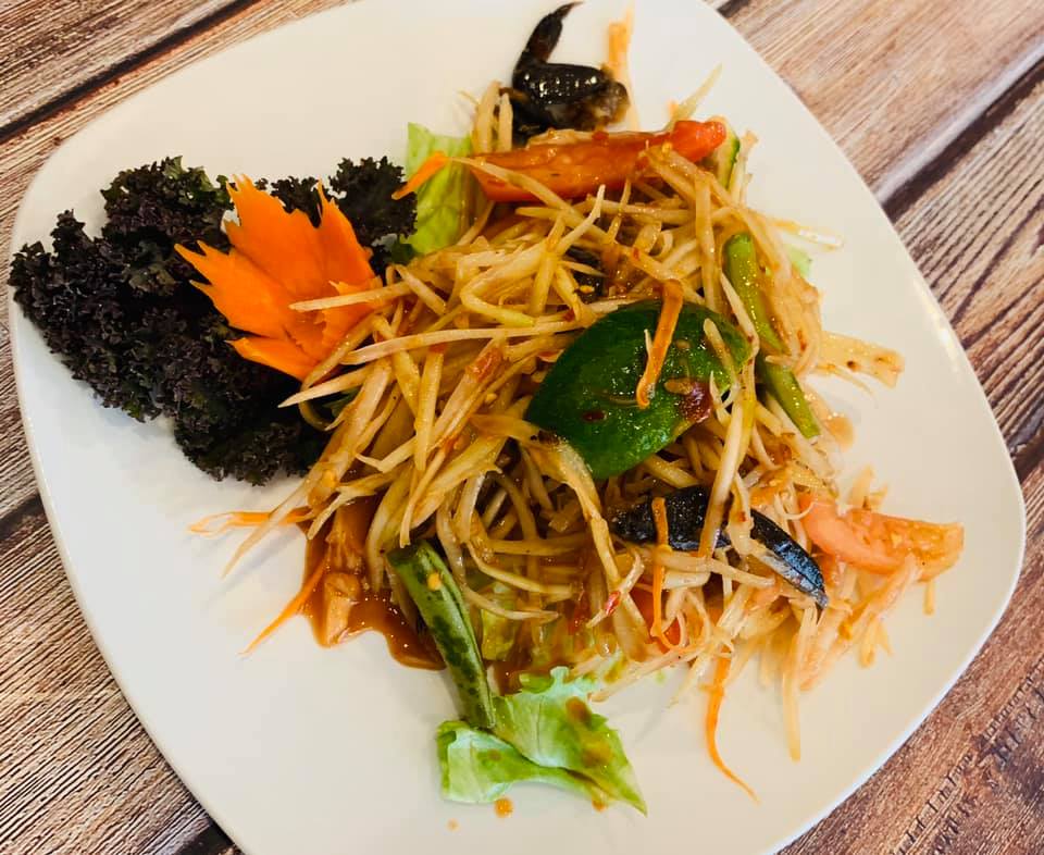Order Lao Style Papaya Salad food online from Iyara Thai Cuisine store, Houston on bringmethat.com