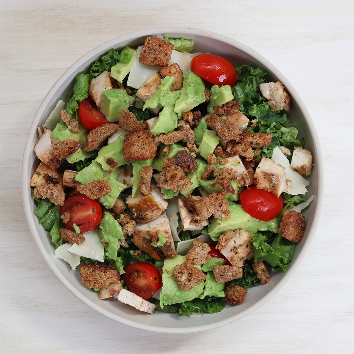 Order Kale Chicken Caesar Salad food online from B.Good store, Newton Highlands on bringmethat.com