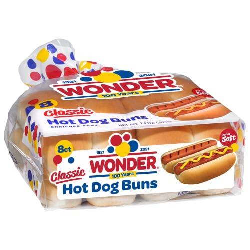 Order Wonder · Classic Hot Dog Buns (8 buns) food online from Safeway store, Rehoboth Beach on bringmethat.com