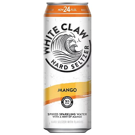 Order WHITE CLAW MANGO 24 OZ food online from Quick Stop#1 store, Chico on bringmethat.com