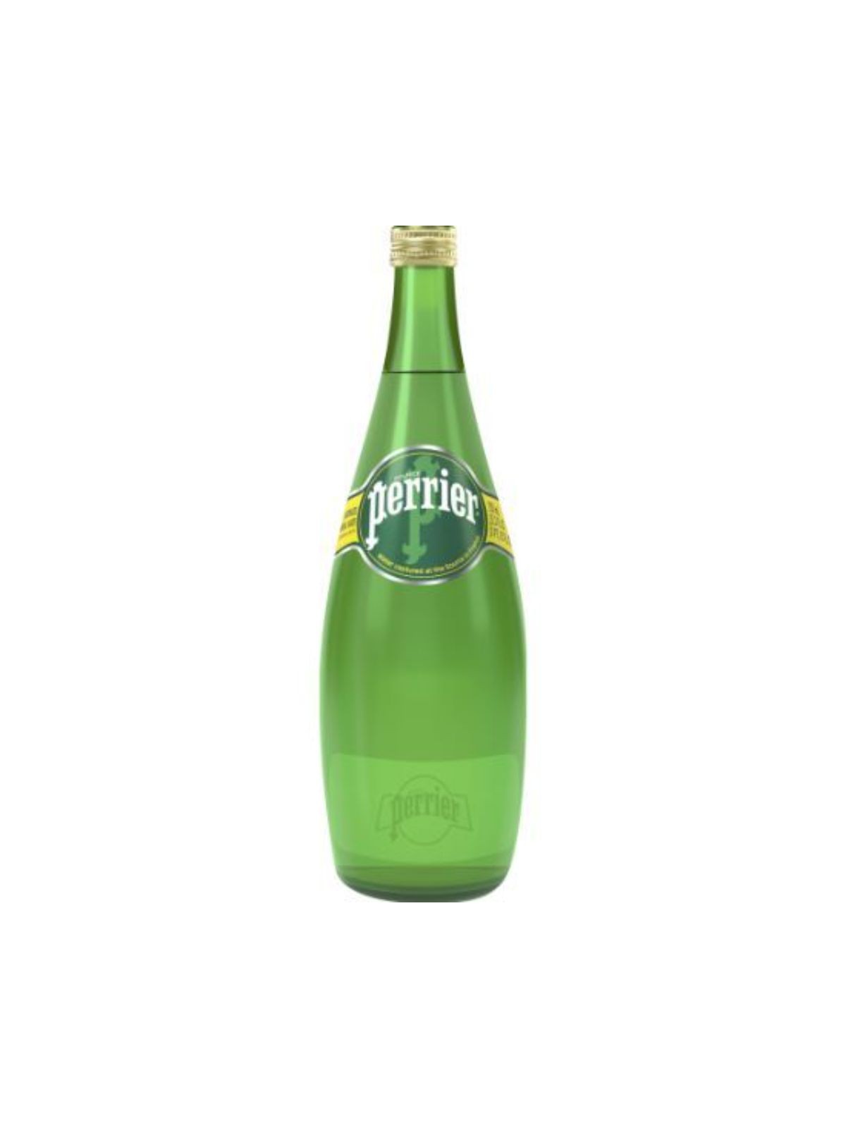 Order Perrier Sparkling Water Glass Bottle (25.3 oz) food online from Stock-Up Mart store, Marietta on bringmethat.com