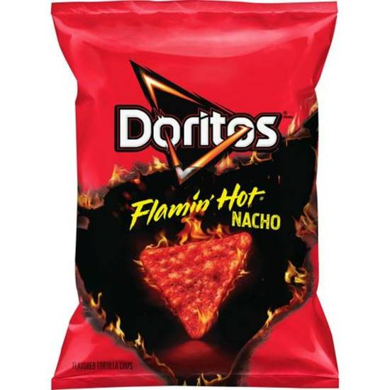Order Doritos Flamin' Hot Nacho Small Bag food online from IV Deli Mart store, Goleta on bringmethat.com