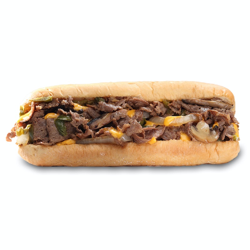 Order Cheesesteak All-the-Way (Select to Choose Your Size) food online from Hwy 55 Burgers Shakes & Fries store, Myrtle Beach on bringmethat.com