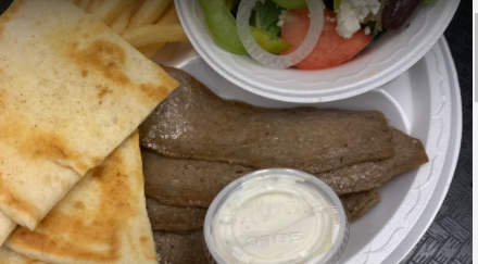 Order Gyro Platter food online from Bruno's Pizza & Pasta store, Tyler on bringmethat.com