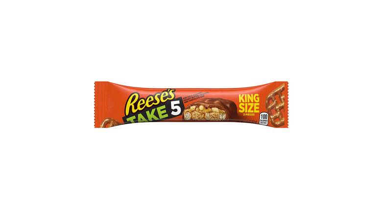 Order Reese'S Take 5 Pretzel, Caramel, Peanut Butter, Peanut, Chocolate Candy Bars food online from Route 7 Food Mart store, Norwalk on bringmethat.com