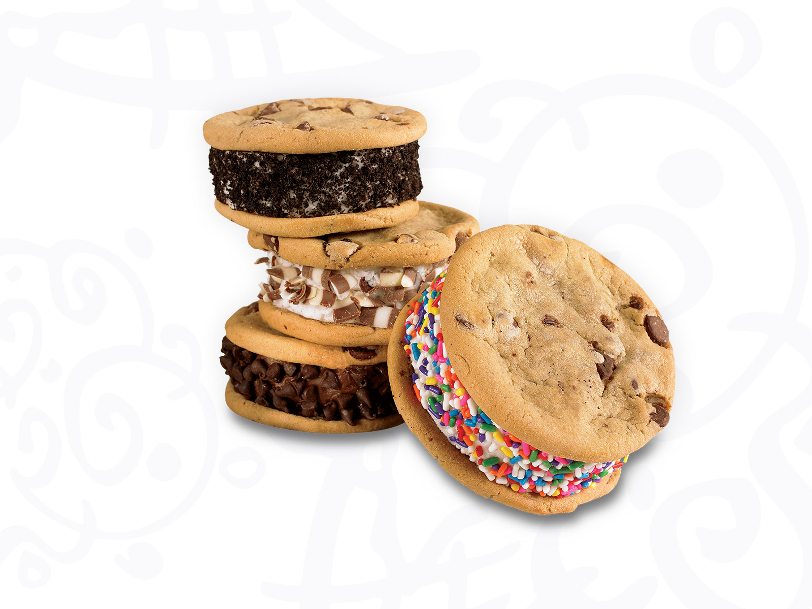 Order Ice Cream Cookie Sandwiches Variety food online from Cold Stone Otsego store, Otsego on bringmethat.com