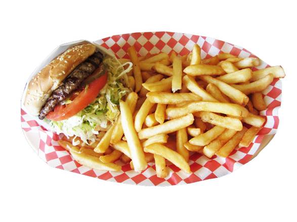 Order Hamburger Special (1/4 lb) food online from Angelo 6 Burger store, Upland on bringmethat.com
