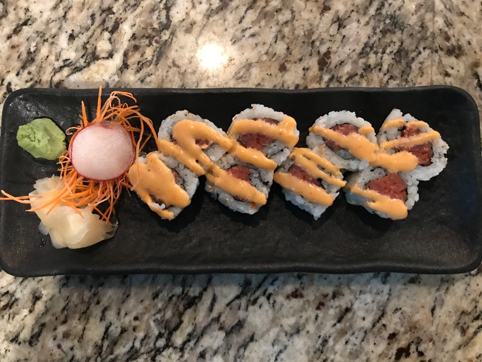 Order Spicy Tuna Roll food online from 26 Thai Sushi & Bar At Brookhaven. store, Brookhaven on bringmethat.com