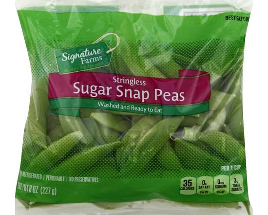 Order Signature Farms · Stringless Sugar Snap Peas (8 oz) food online from ACME Markets store, Thornwood on bringmethat.com