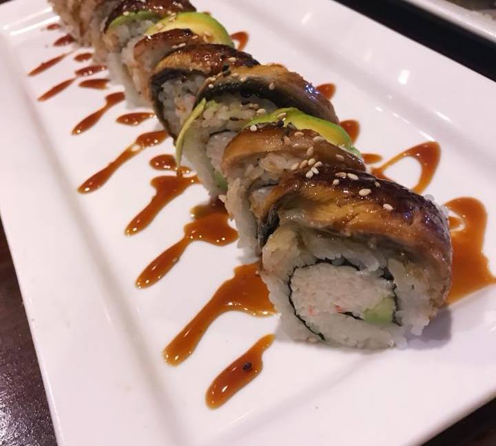 Order Yummy Eel Roll food online from Aji Sushi store, College Station on bringmethat.com
