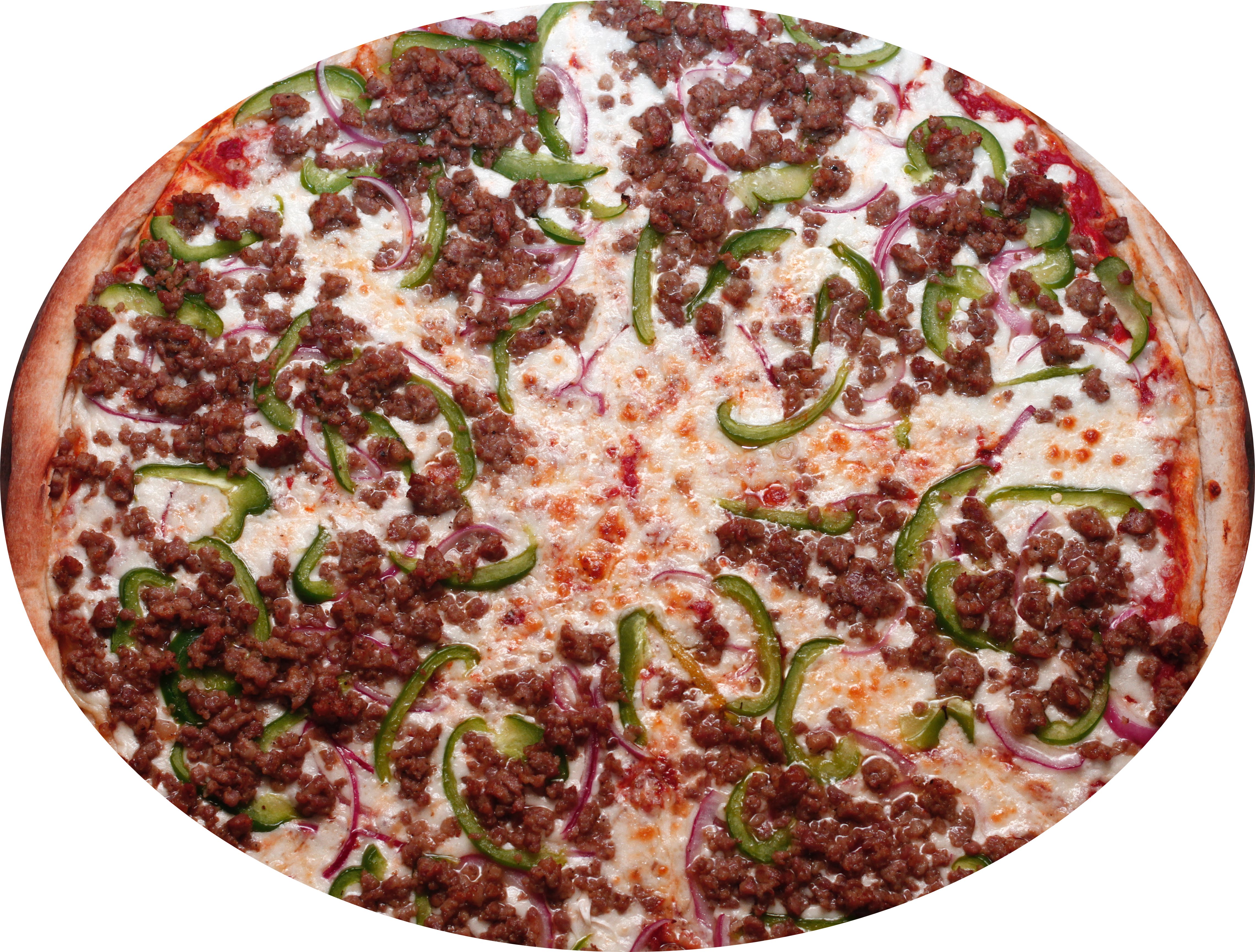 Order Large Super Pizza food online from I pizza ny store, New York on bringmethat.com