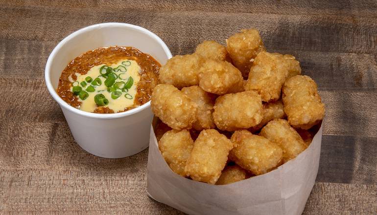 Order CHILI CHEESE TOTS food online from Dog Haus store, Centennial on bringmethat.com