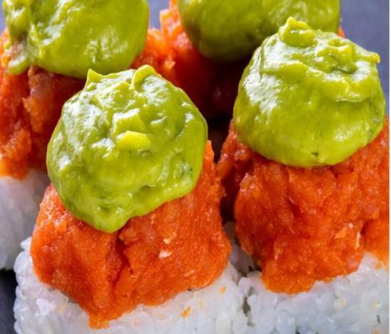 Order (f048) Spicy Tuna Guacamole Roll food online from Sushistop Glendale store, Glendale on bringmethat.com