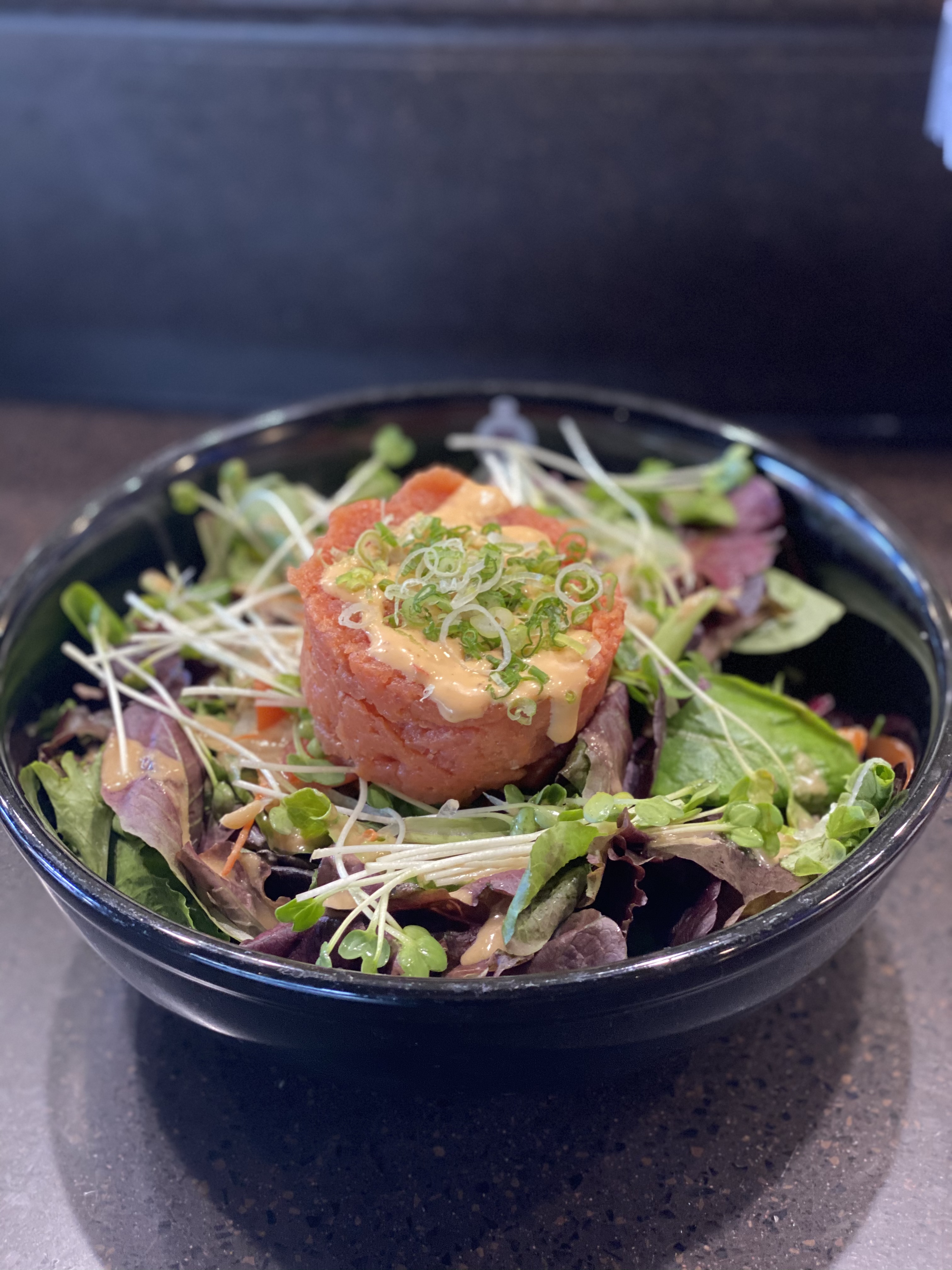 Order Spicy Tuna Salad food online from Kanpai Japanese Sushi Bar &amp; Gril store, Santa Monica on bringmethat.com