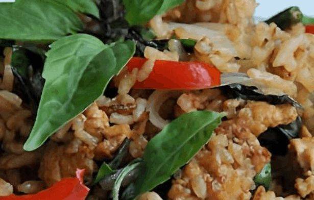 Order Basil Fried Rice food online from Osha Thai Cafe store, Scottsdale on bringmethat.com
