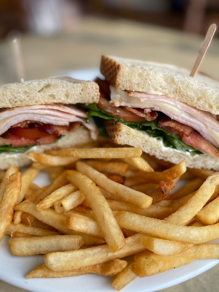 Order Turkey Club food online from Monkey Business Cafe store, Fullerton on bringmethat.com