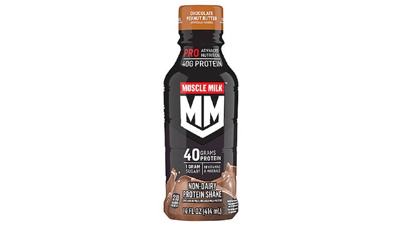 Order Muscle Milk Pro Chocolate 40G Protein Shake food online from Exxon Constant Friendship store, Abingdon on bringmethat.com