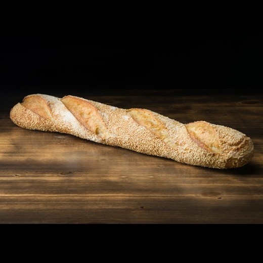 Order Sesame Seed Baguette food online from Paul French Bakery & Cafe store, Washington on bringmethat.com
