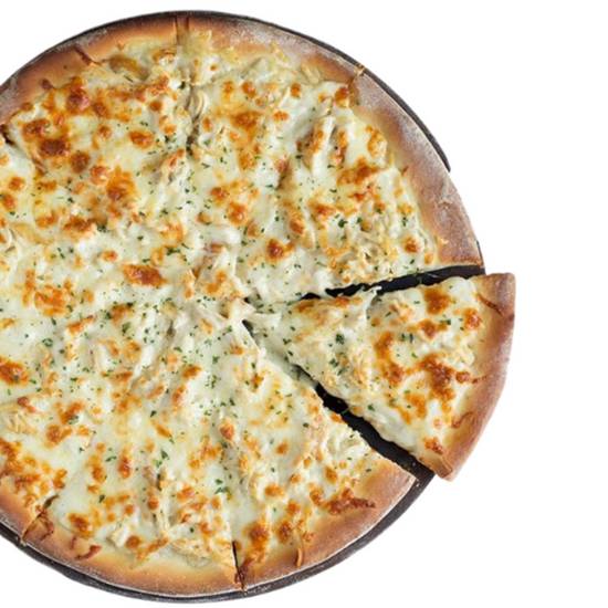 Order Chicken Alfredo Pizza food online from Mac Pizza & Wings store, Richmond on bringmethat.com