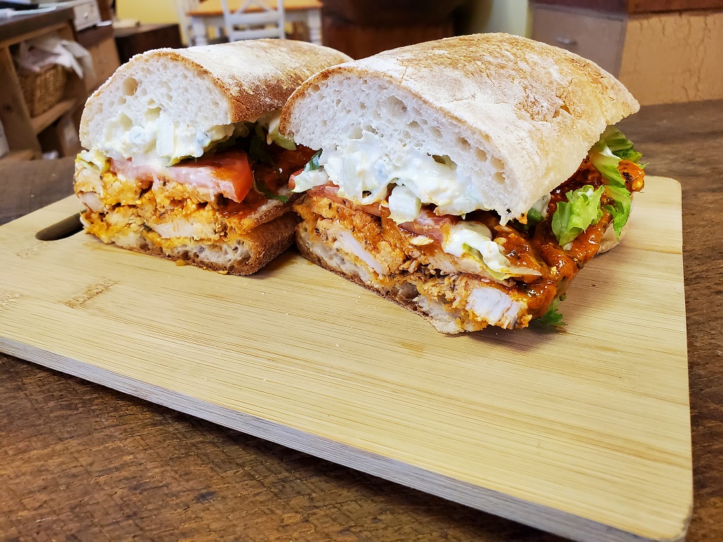 Order Grilled Buffalo Chicken Sandwich food online from Sassano store, Paoli on bringmethat.com
