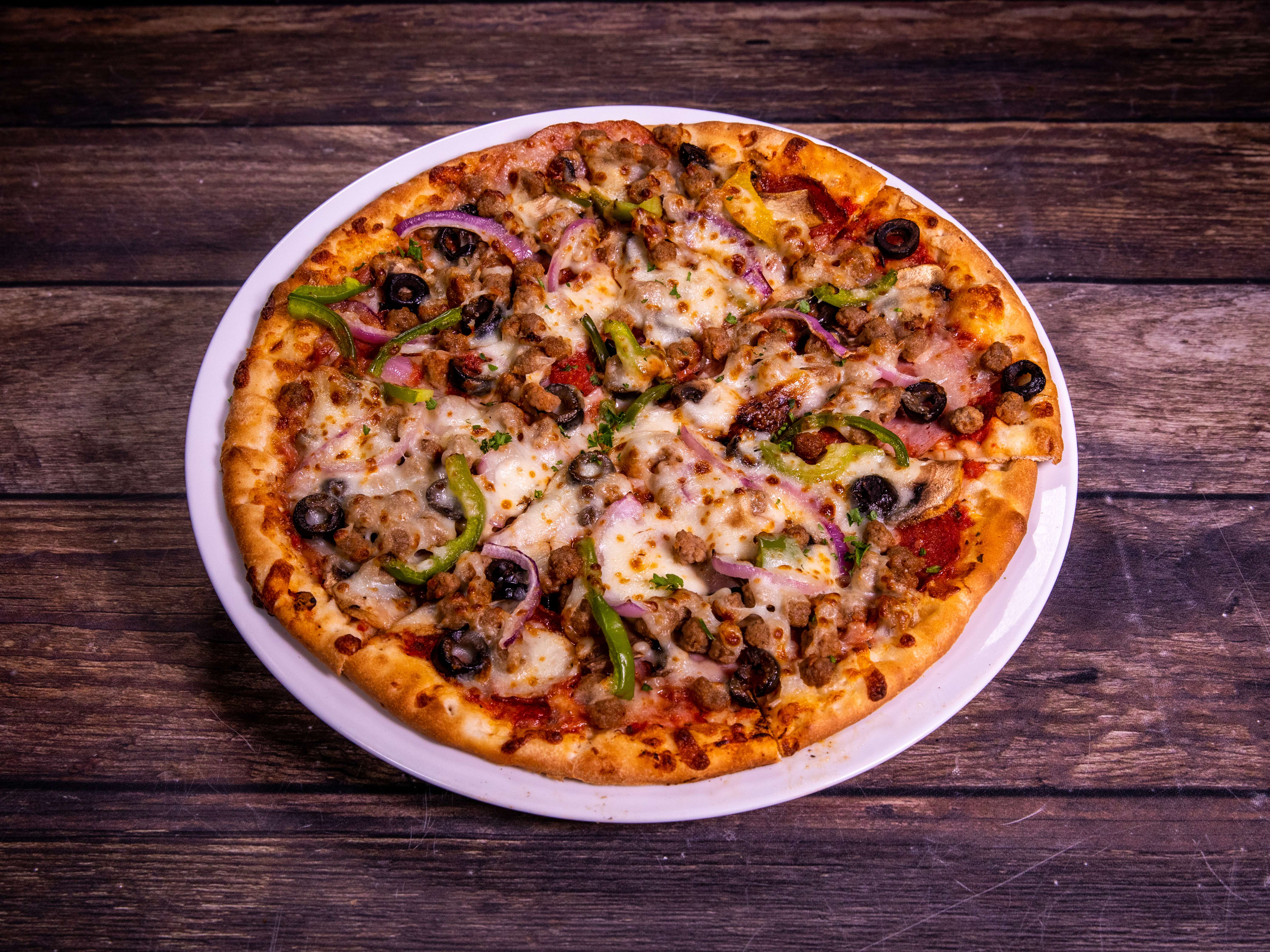 Order The King Pizza food online from Palio's Pizza store, Coppell on bringmethat.com