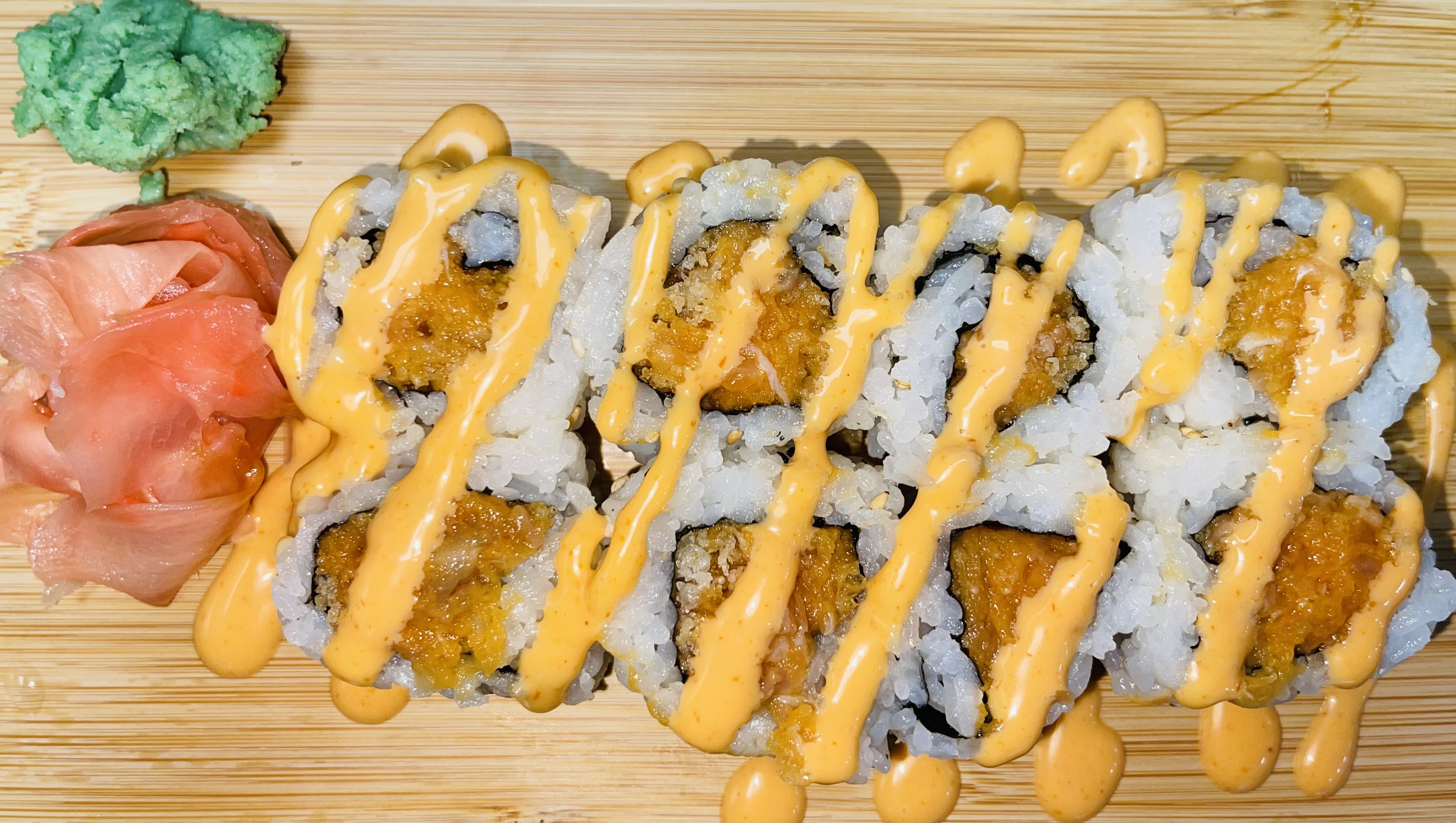 Order  Spicy Salmon Sushi Roll  food online from Sakura Express store, New Carrollton on bringmethat.com
