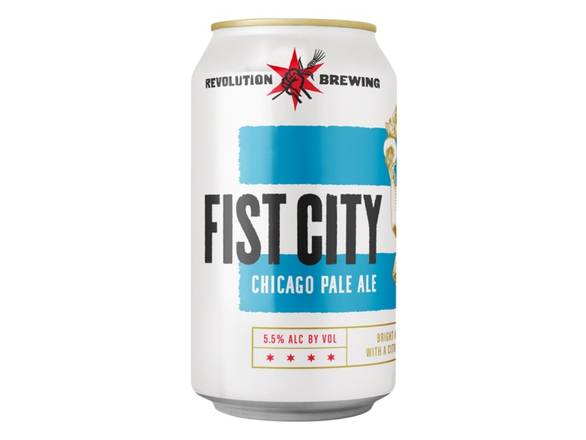 Order Revolution Fist City Pale Ale - 6x 12oz Cans food online from Cardinal Wine & Spirits store, Gurnee on bringmethat.com
