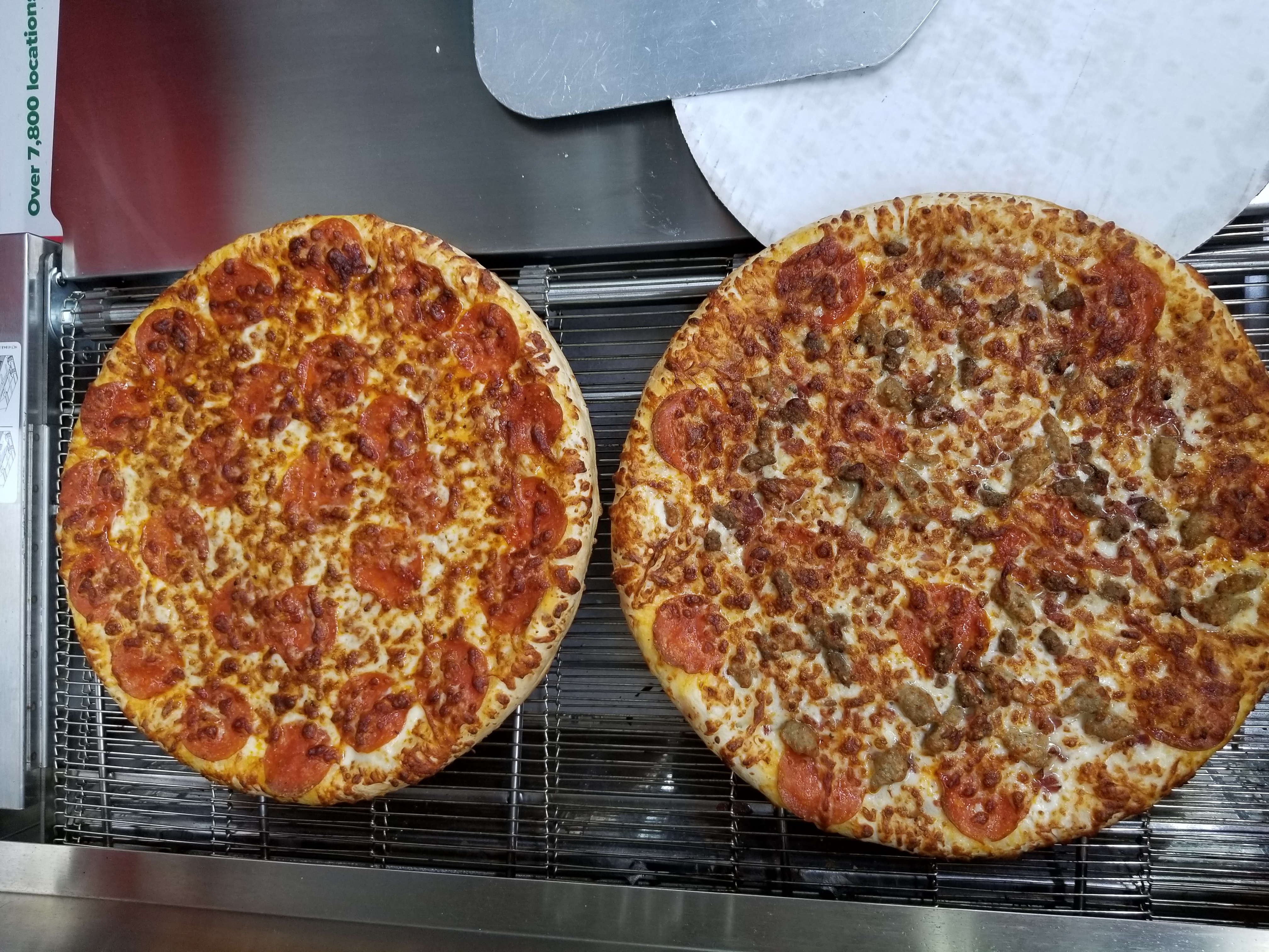 Order 2 Original Crust Cheese Pizzas food online from Discount Market store, Rossville on bringmethat.com